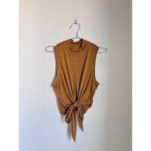 Lululemon Time to Restore Mock Neck Tank in Spiced Bronze Size US 8